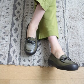 A42342 마레 발편한 리본 단화 엄마옷 선물