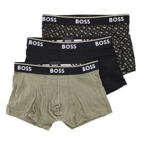 [부산점] 로고 밴드 50554443 246 보스 3-PAC 트렁크 휴고보스 3종 세트 남성 박서브리프 드로즈