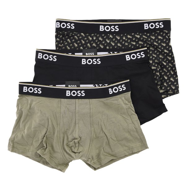 [부산점] 로고 밴드 50554443 246 보스 3-PAC 트렁크 휴고보스 3종 세트 남성 박서브리프 드로즈