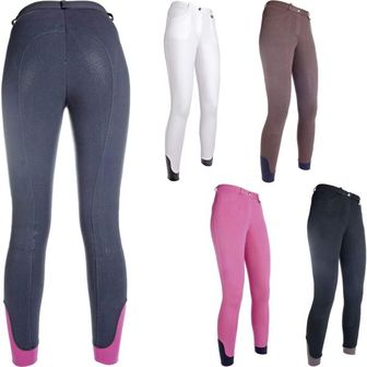  독일 HKM 여자 풀시트 승마바지 1849284 Kate Womens Riding Breeches Silicone Full Seat Borde