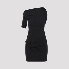 쟈크뮈스 DRW00143AJ00260 990 BLACK Jacquemus The Drapeado Mini Dress