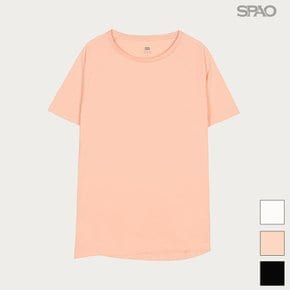 (SPAO ACTIVE) 여성 롱 반팔 티셔츠 (SPGMA24G08-T)