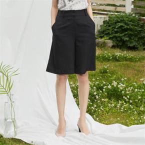 [와이제이] KNEE LENGTH CULOTTE _ BLACK