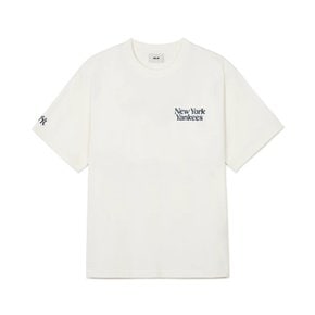 컬시브 레터 반팔 티셔츠(3ATSV0443-50CRS)