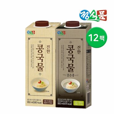 정식품 진한 콩국물 950ml 12입 / 일반 / 검은콩