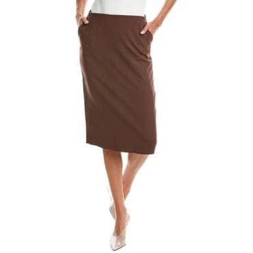 띠어리 4853668 Theory High-Waist Wool-Blend Pencil Skirt