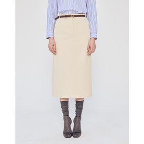 [25SS] [CITY ESSENTIAL] H라인 치노 스커트 다크베이지 HSSK5BP71I4