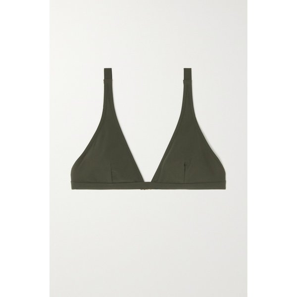 Recycled Triangle Bikini Top 그린 1647597292289392