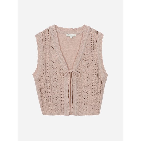 크로셰 오픈 니트 베스트_T262MVT136W