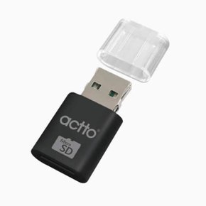 MicroSD 카드리더기/TF전용+128GB/양방향인식 CRD-35 블랙