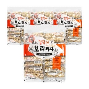 엉클팝 길쭉이보리과자 400g (32개입) 4개