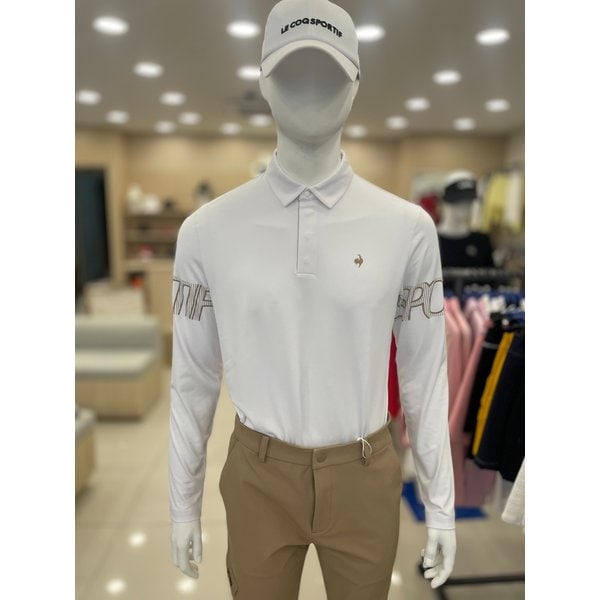 [여주점] 남성 레터링 티셔츠 GP321MTL93 WHTE