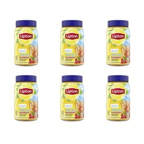 [해외직구]립톤 로우 칼로리 아이스티 믹스 라즈베리 73.8g 6팩/ Lipton Iced Tea Mix Low Calorie Raspberry