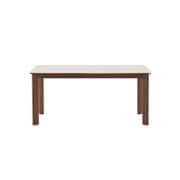 포멜로 세라믹식탁 4인세트 160cm 브라운_가죽체어 4EA (옵션 택1)