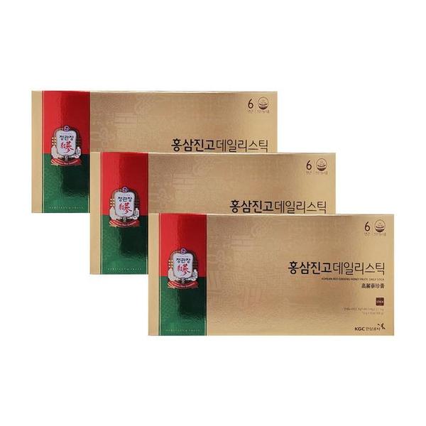 정관장 홍삼진고 데일리스틱 10g x 30포 3박스 (쇼핑백 동봉) Ss (S15779703)