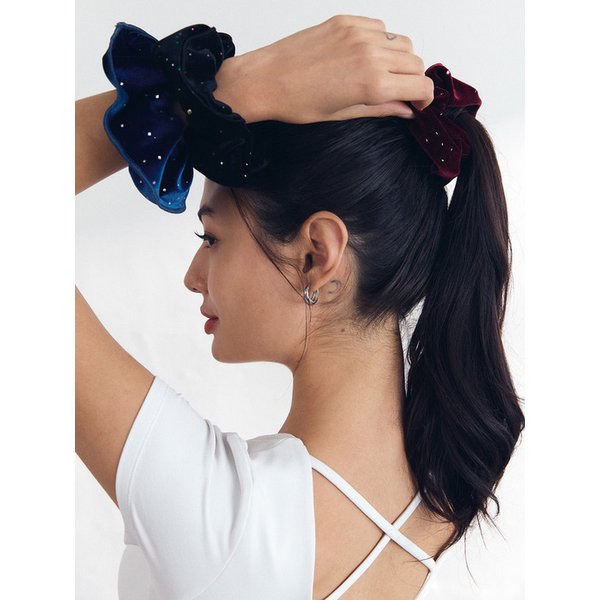 CLWA0008 벨벳 볼륨 헤어스크런치 3개 SET