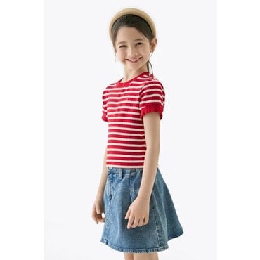 타미힐피거키즈 2025년S/S T42FKKO620GT1  러블스트라이프 반팔티셔츠