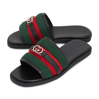 구찌 [부산점] 인터로킹 G 남성 슬리퍼 835091 HAAHH 8449
