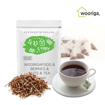 우리가스토리 무차 100티백 볶은 무말랭이차