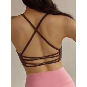 loop Bra Top (Dark Brown)