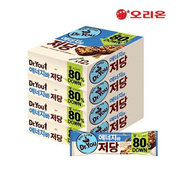 에너지바 저당 1P (50g) x 48개