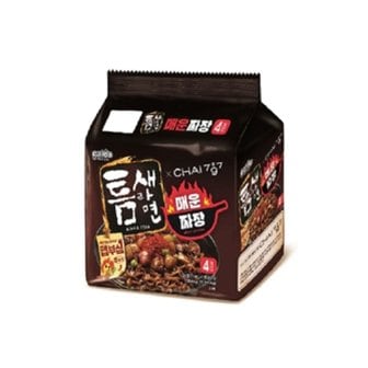  팔도 틈새라면 매운짜장 멀티 200g*4입 x8개