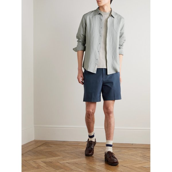 스트레이트 레그 스트레치 코튼 블렌드 골프 쇼츠 46376663163042188