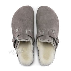 버켄스탁 NA 남녀공용 보스턴 미디움 네로우 1017651 BIRKENSTOCK UNISEX BOSTON SHEARLING SUED