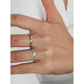 SIMPLE RING MATT VERMEIL