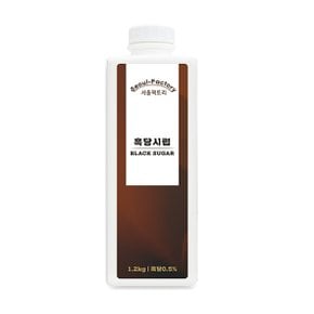 메가커피 서울팩토리 흑당시럽 1.2kg 1박스 8개