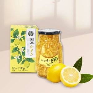 오렌지나무 (제주특산) 제주산 레몬차 1kg 레몬청 과실차