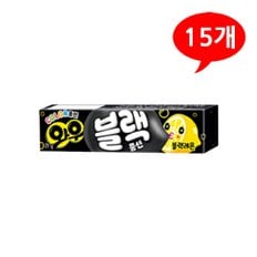 (7208720) 와우 풍선껌 블랙 블랙레몬 21gx15개