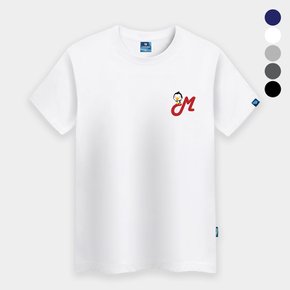 M펭귄 라운드반팔티 남녀공용 빅사이즈 S~4XL 박스티 면티 커플티 단체티 티셔츠
