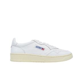 오트리 메달리스트 로우 고트스킨 스니커즈 화이트 Medalist Low Goatskin Sneakers White