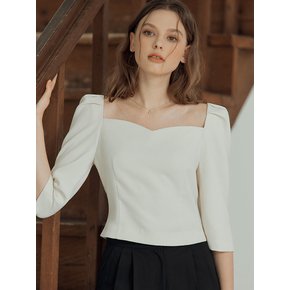 Chloe Tulip Blouse [Ivory]