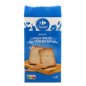 Carrefour 까르푸 비스콧 베리 로우 인 솔트 콘텐트 클래식 750g 3팩