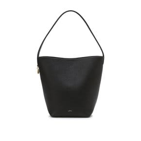 [판매BEST][완판재입고][PANIER] 블랙 레더 파니에 버킷백 S AABA6F205BK
