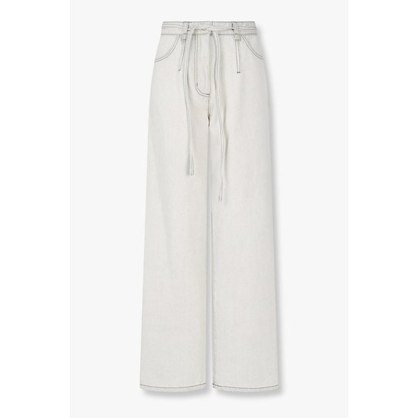 벨티드 세미 와이드 데님 팬츠 7156155001171