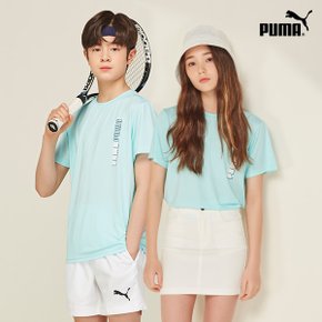 [PUMA] NEW 푸마키즈 주니어 썸머 반팔티셔츠 아쿠아