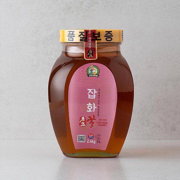 국내산 잡화 벌꿀 2.4kg