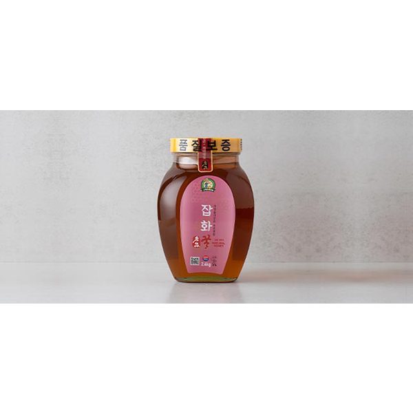 국내산 잡화 벌꿀 2.4kg