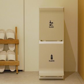 디큐브 분리수거함 1+1 재활용 분리수거 쓰레기통 휴지통 가정용 (3가지타입 4가지색상)국내생산