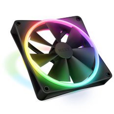 NZXT RF-D14SF-B1 [140mm] 3302 F140 RGB DUO 발광 팬 케이스 팬 에어 플로우 팬 블랙