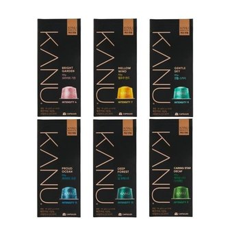  [카누] 캡슐커피 카누머신 전용 6종세트(60캡슐)