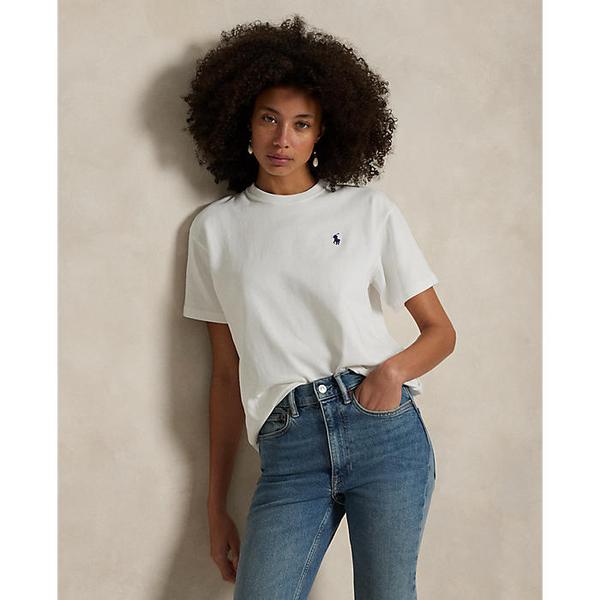 여성 코튼 저지 크루넥 티(WMPOKNINCU21056100)