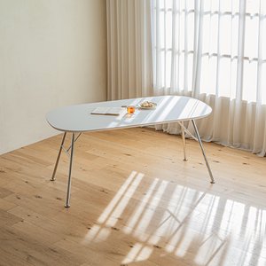 레트로하우스 아르네 세라믹 6인용 타원 미드센추리 식탁 테이블 1600 (착불)