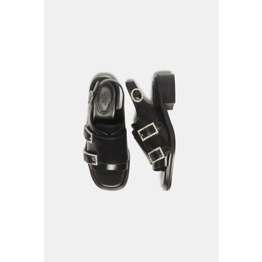 슈콤마보니 Jewelry loafer sandal(black) DG2AM25029BLK