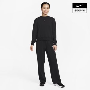 나이키 우먼스 나이키 드라이 핏 원 크루넥 프렌치 테리 스웨트 셔츠 NIKE FB5126-010