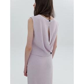 [정상가139,000원] Back Point Twoway Sleveeless  Lavender (WE3451C78T)