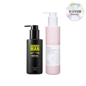 여성청결제 퓨어젤 200ml+매너맨 남성청결제 150ml